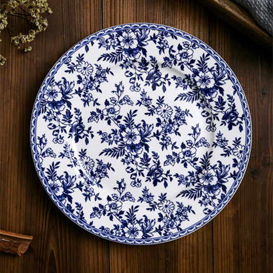 Western-style Ceramic Tableware Set Blue And White Chinese And Western Dishes