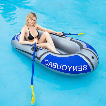 Single Boat Double Inflatable Boat Kayak PVC Boat Hovercraft Fishing Boat