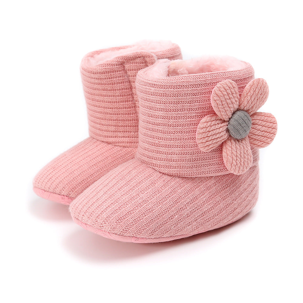 Sunflower Warm Boots Baby Shoes Baby Boots Cotton Boots Baby Choes Toddler Shoes