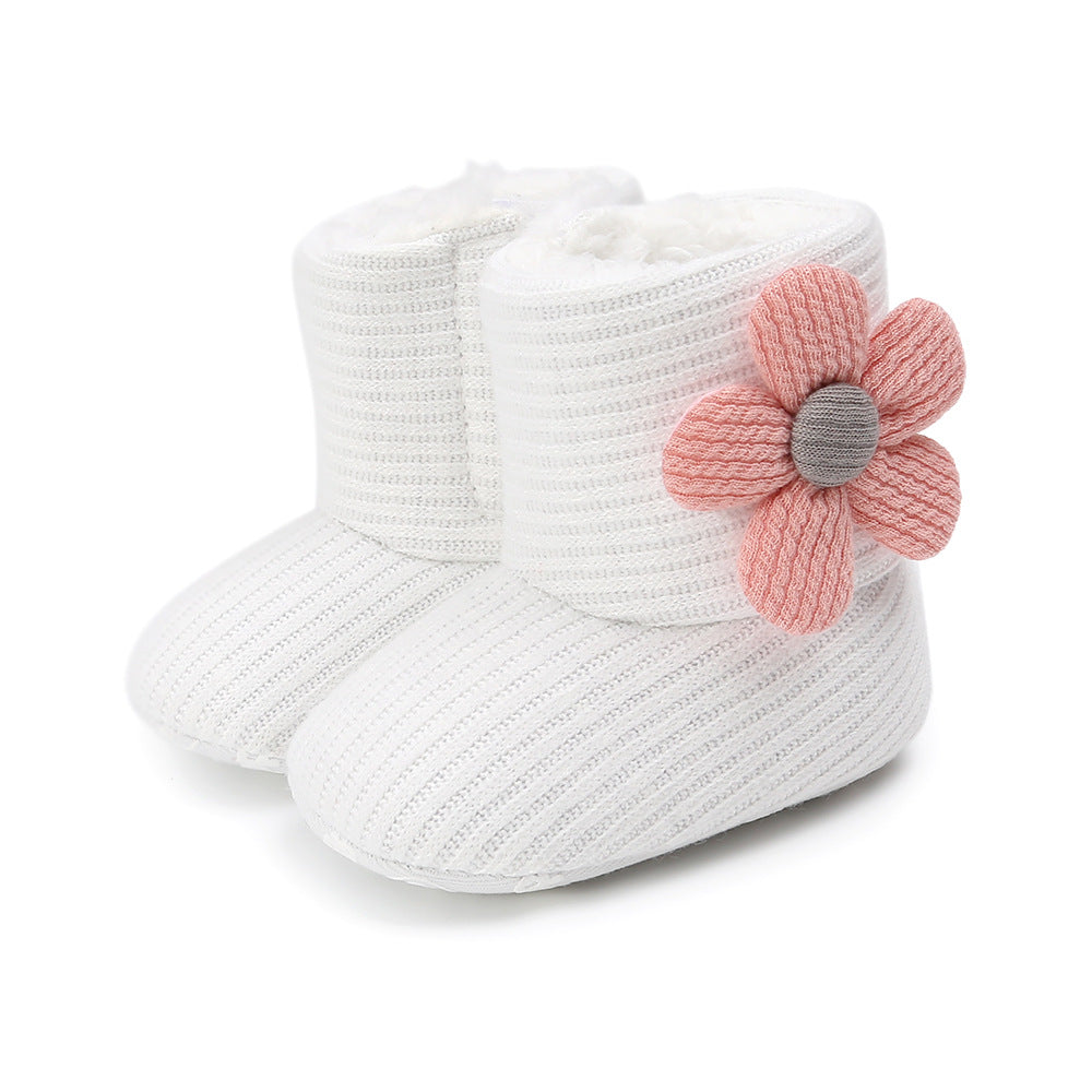 Sunflower Warm Boots Baby Shoes Baby Boots Cotton Boots Baby Choes Toddler Shoes