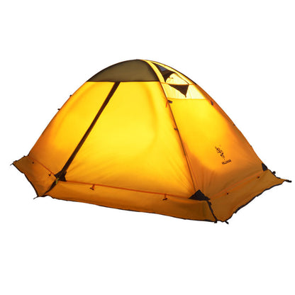 Outdoor Camping Camping Double-layer Aluminum Pole Tent