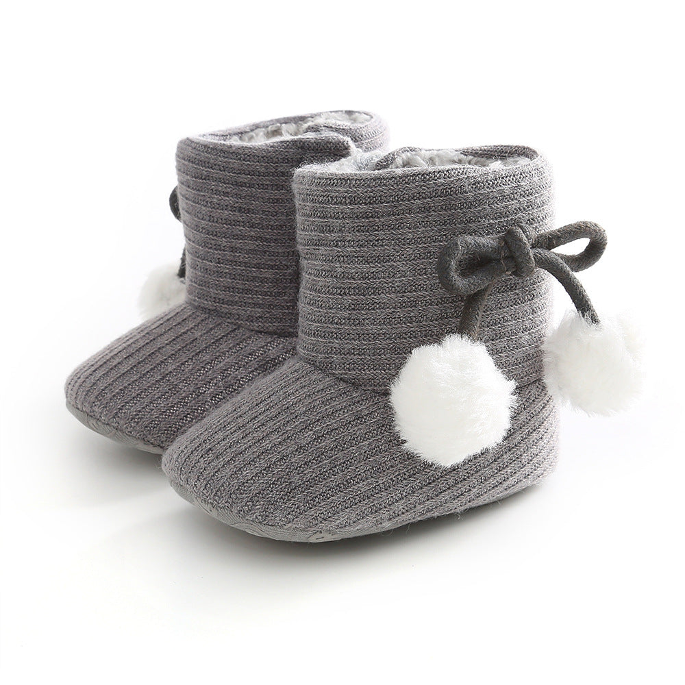 Sunflower Warm Boots Baby Shoes Baby Boots Cotton Boots Baby Choes Toddler Shoes