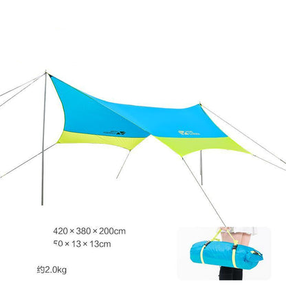 MU Gaodi Canopy Tent Portable Outdoor Portable Junting Ultra-light Awning Camping Camping Rainproof Sun Protection Equipment