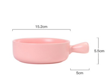 Home Creative Handle Baking Breakfast Plate