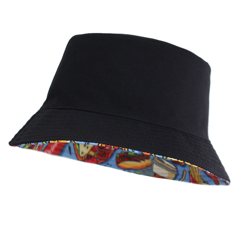 Women's Fisherman Hat With Printed Vegetable Pattern