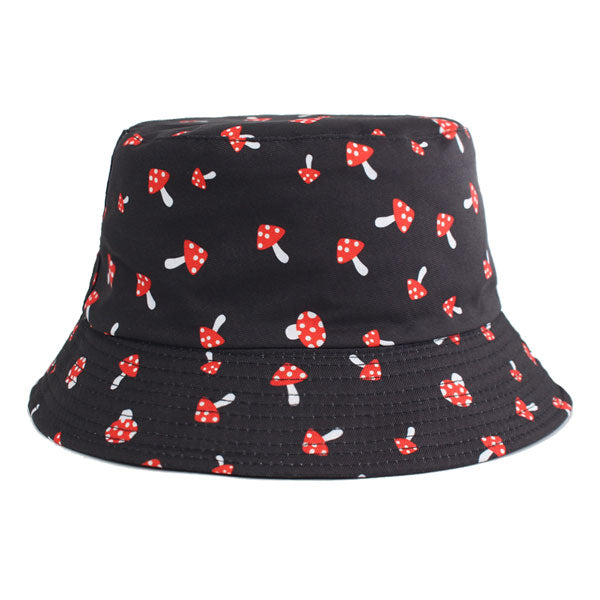 Women's Fisherman Hat With Printed Vegetable Pattern