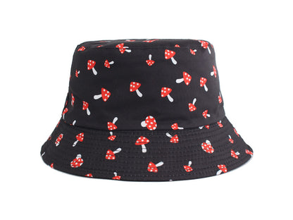 Women's Fisherman Hat With Printed Vegetable Pattern