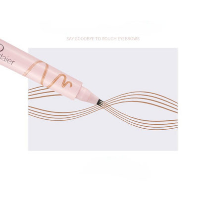 Pudaier 3D Eyebrow Pencil Waterproof Fork Tip Pen