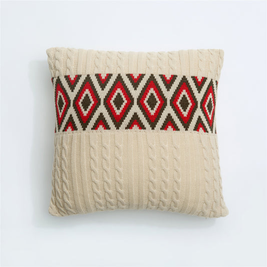 Sofa Upholstered Knitted Nordic Throw Pillow Case Cushion