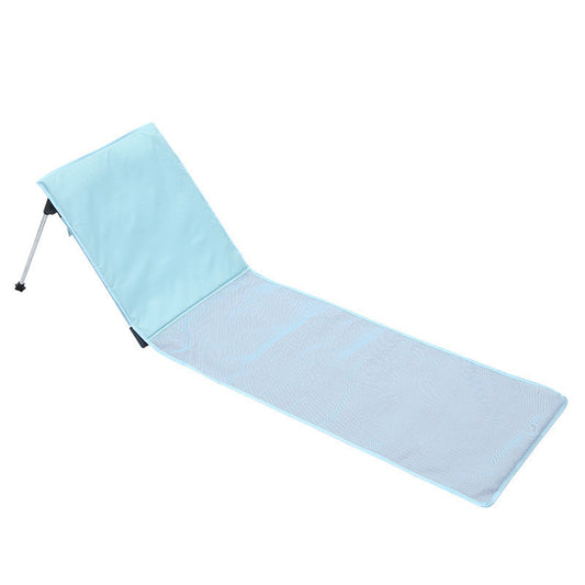 The New Beach Folding Chair Aviation Aluminum Alloy Single Simple Outdoor Camping Bed Beach Recliner