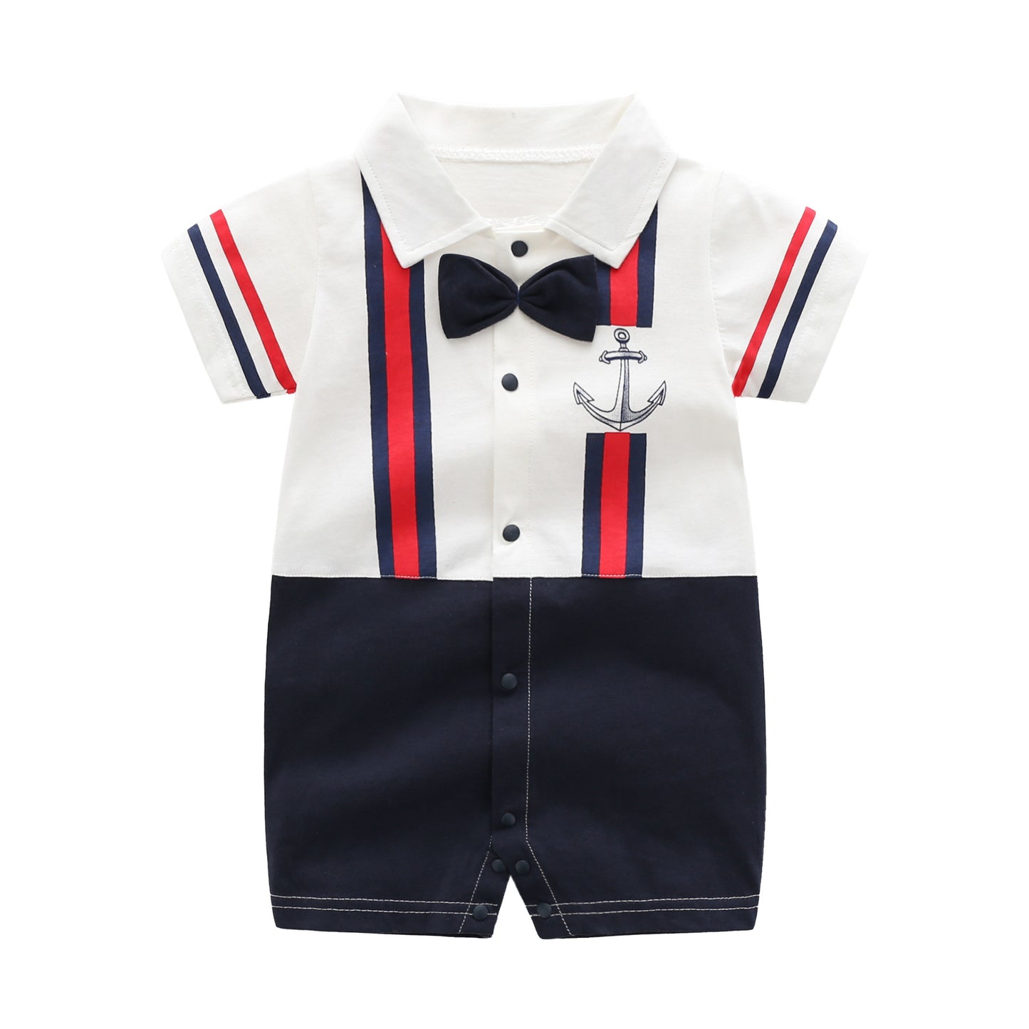 Stylish Baby Male Summer One-piece Clothes