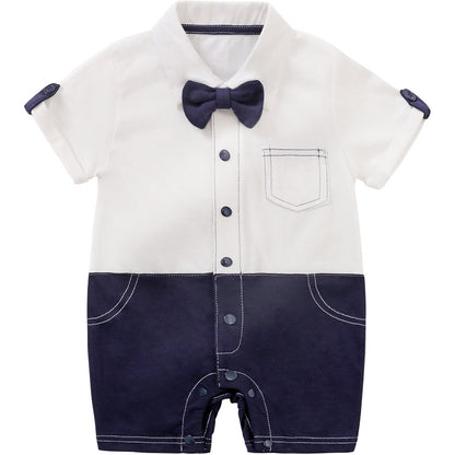 Stylish Baby Male Summer One-piece Clothes