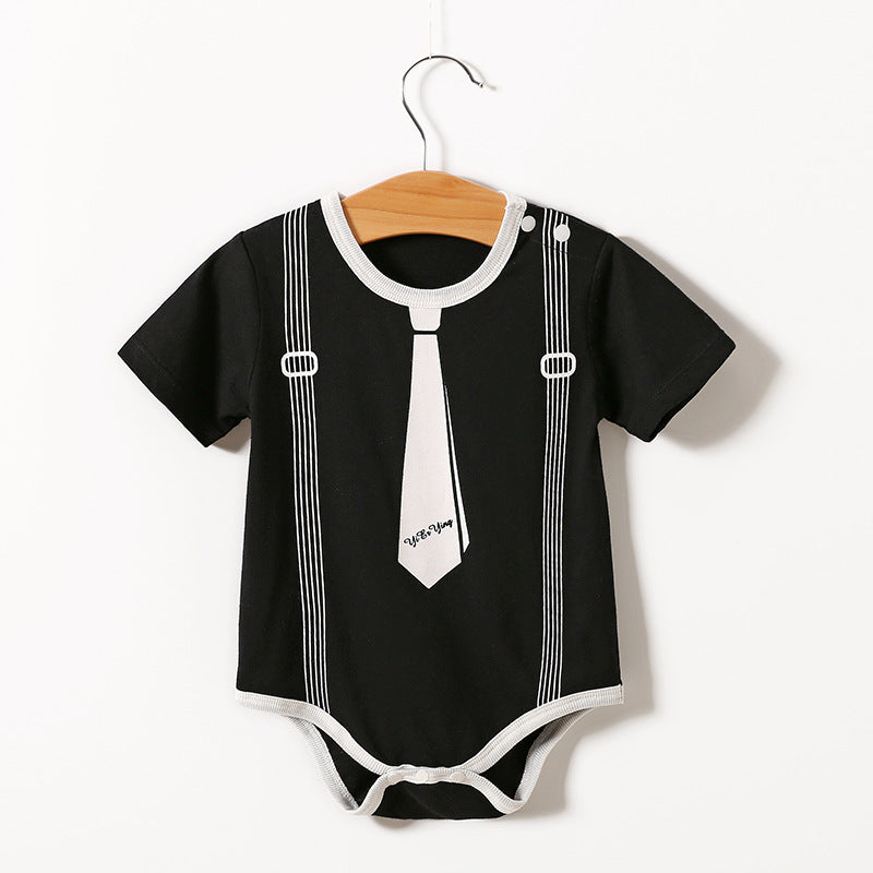 Stylish Baby Male Summer One-piece Clothes