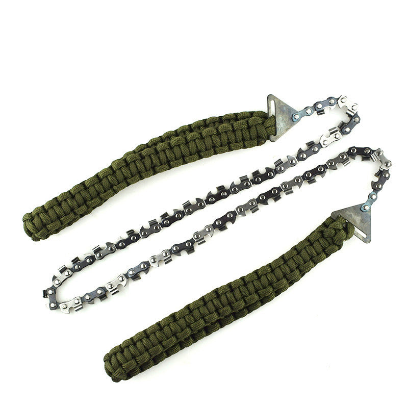 Camouflage Pull Strap Hand Zipper Saw Outdoor