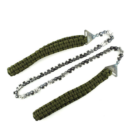 Camouflage Pull Strap Hand Zipper Saw Outdoor