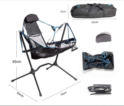 Convenient Simple Aluminum Moon Chair With Aluminum Backrest