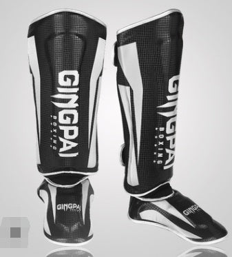 Muay Thai Leggings Sanda Fighting Shin Guards Boxing Thicken Fighting Gear Ankle Taekwondo Leg Guards