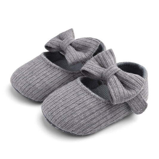 Wool Flower baby Princess Shoes Baby Walking Shoes With Soft Soles