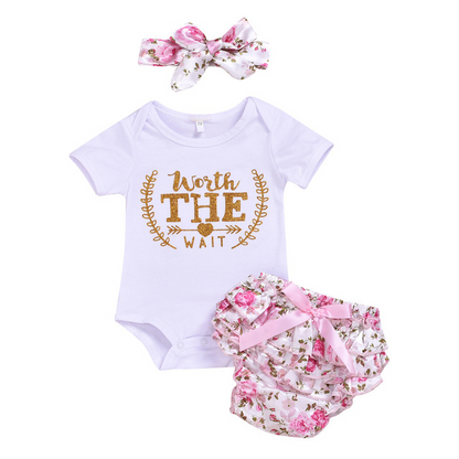 Baby girl summer suit