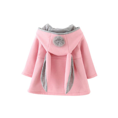 Girl's hooded coat