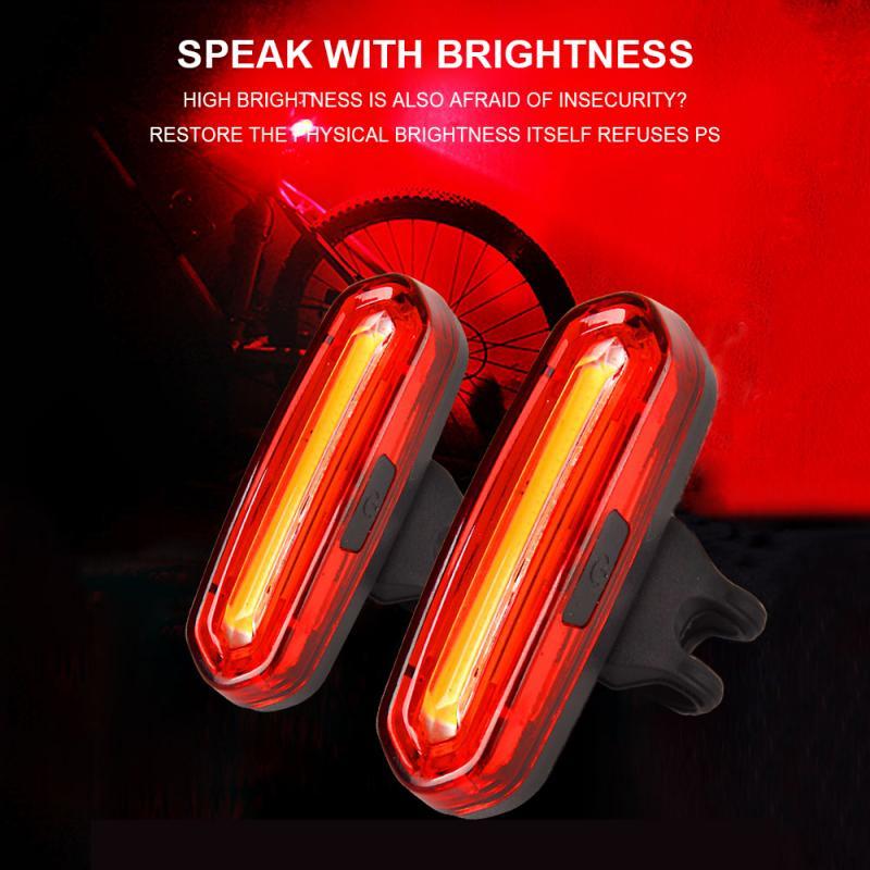 Two-color bicycle tail light