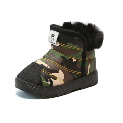 Winter children's snow boots