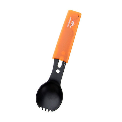 Outdoor Spoon Fork Knife Set Whistle Camping Tool