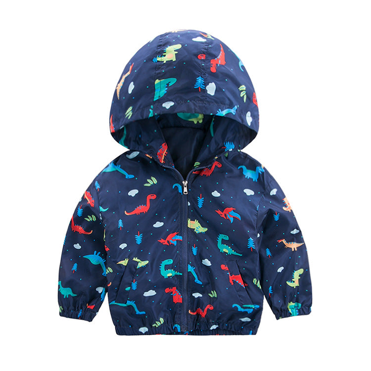 Children's cartoon dinosaur jacket