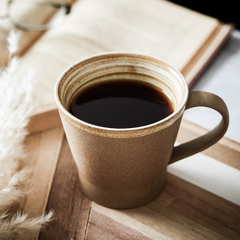 Stoneware coffee cup