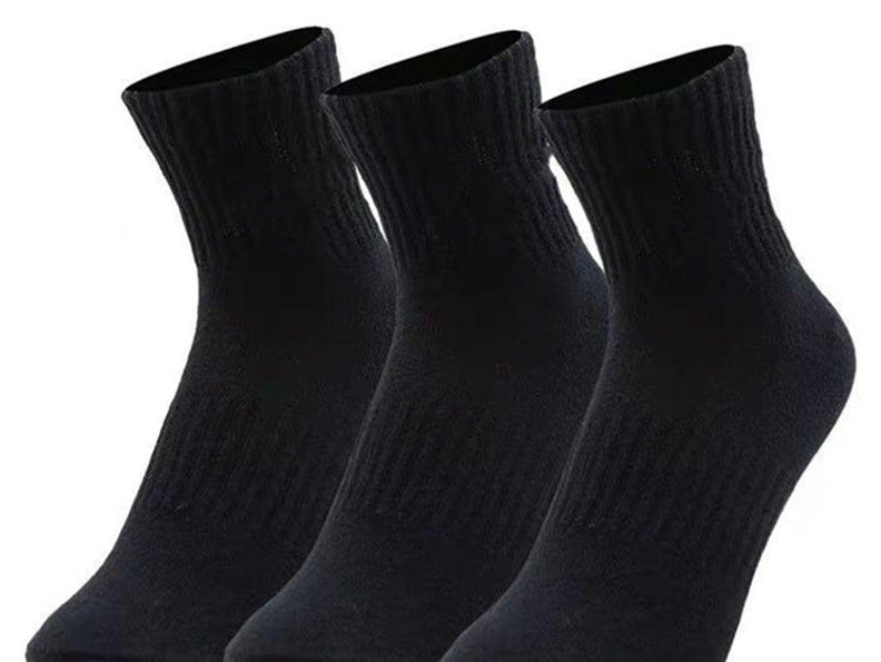 Men's And Women's Hook Mid-calf And Low Length Solid Color Couple Sports Basketball Socks