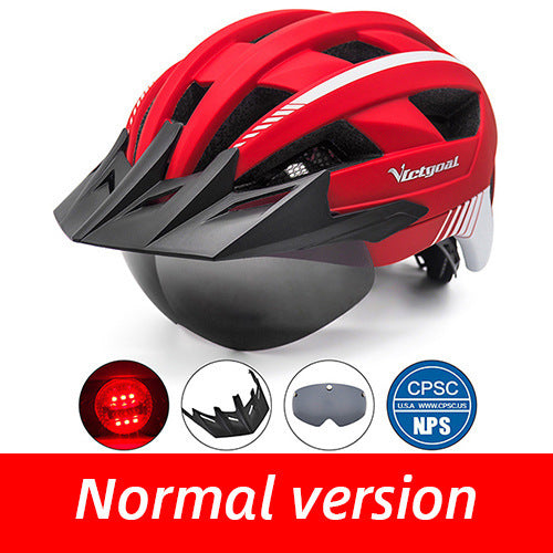 Driving helmet LED USB rechargeable bicycle helmet