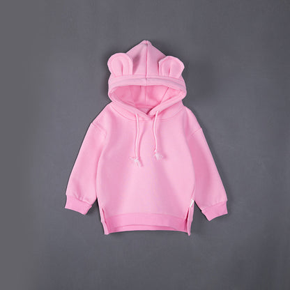 Hooded hoodie with fleece