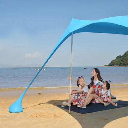 Beach sun shade arbor