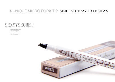 Three - or four-headed eyebrow pencils are waterproof and long-lasting