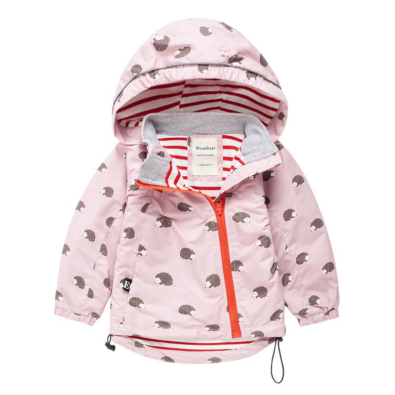 Children's hooded trench coat