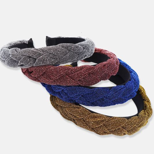 European and American New Bright Silk Headband