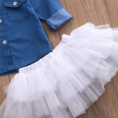 Three-piece girl tutu skirt