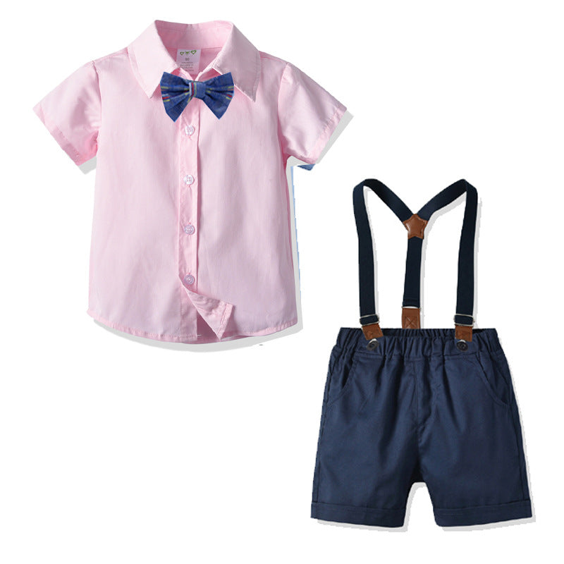 Boys' shirt and overalls