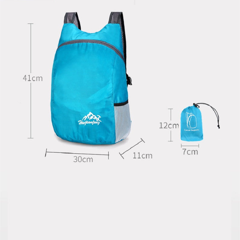 Outdoor folding backpack