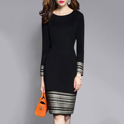 long-sleeved dress