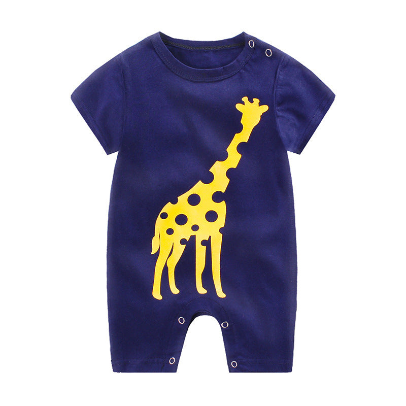 Baby one-piece clothes summer cotton