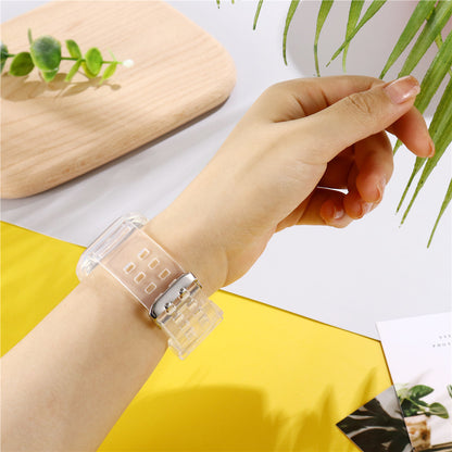 Transparent tpu watch strap