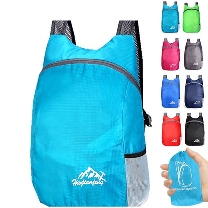 Outdoor folding backpack