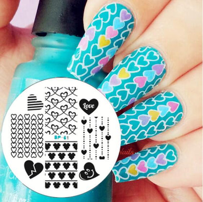 Manicure printing board