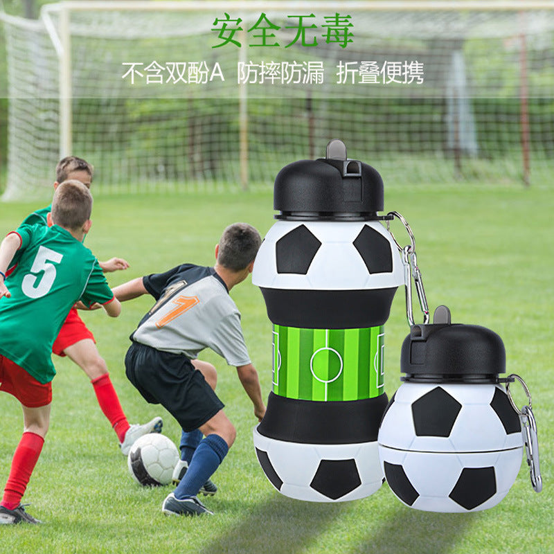 Sports folding water bottle