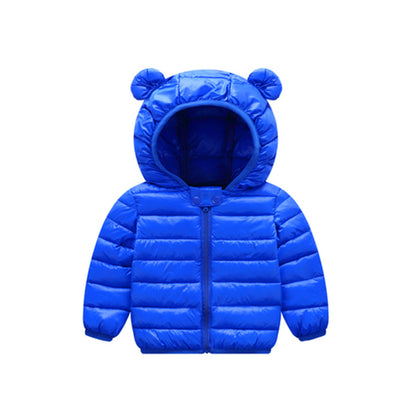 Children's down jacket autumn and winter warm coat light cotton padded coat