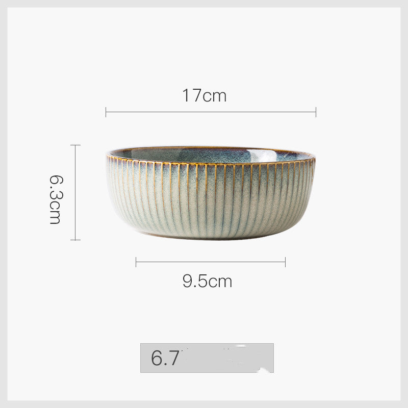 Starlight Household Ceramic Rice Bowl Noodle Bowl