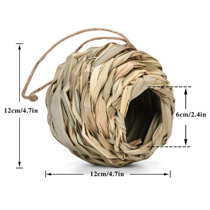 Straw Spherical Round Mouth Outdoor Bird Nest