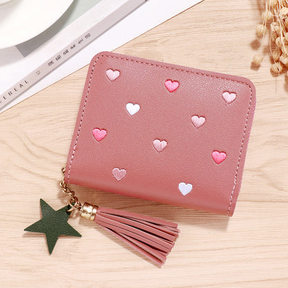 Women's Leather Card Bag Korean Version