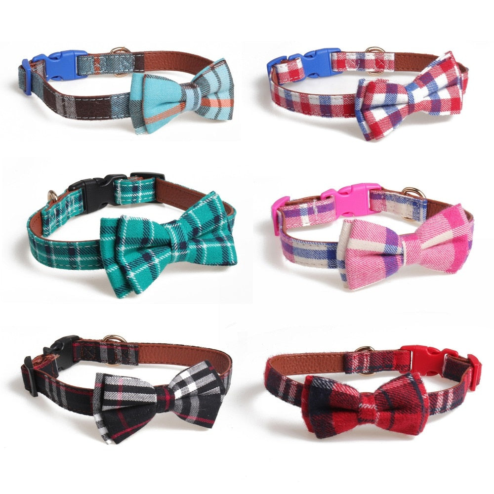 Bowknot traction collar